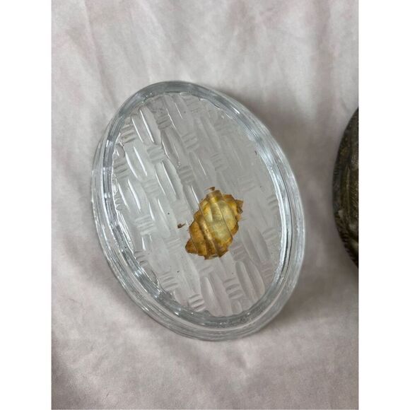 Vintage Glass Hen on Nest Rare - Picture 8 of 9